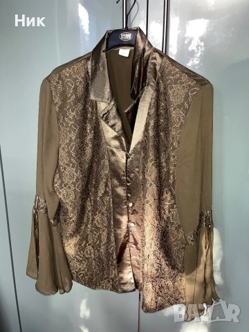 Дамска сатенирана риза