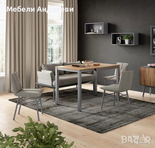 Разтегателна маса с метална конструкция 7533