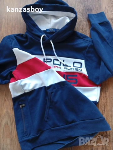 polo ralph lauren - страхотно мъжко горнище КАТО НОВО M, снимка 8 - Спортни дрехи, екипи - 53711782