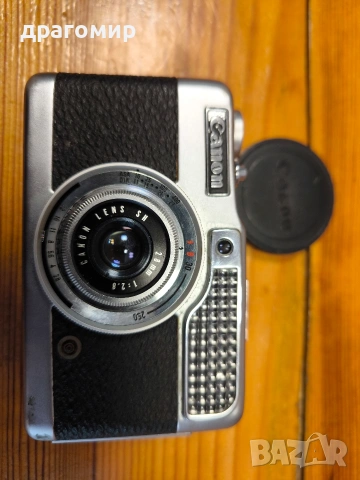 Canon Demi Silver 35 mm Half Frame FILM Camera JAPAN , снимка 3 - Фотоапарати - 53766942