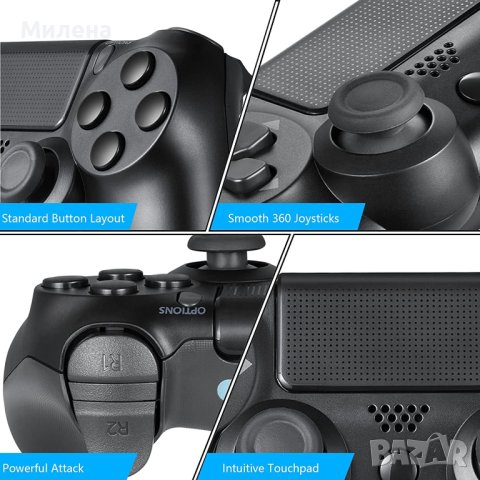 Безжичен джойстик Double Vibration 4, снимка 7 - Други игри и конзоли - 40481550