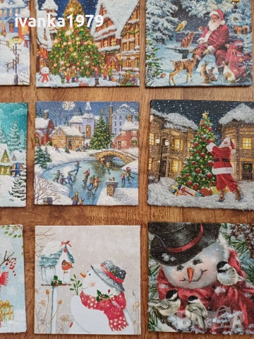 Коледни пана 18,2/25,7см и 15/15см, снимка 10 - Коледни подаръци - 48430736