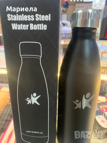 Детска бутилка за вода KollyKolla от неръждаема стомана