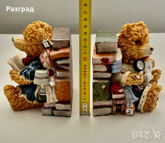 Винтидж комплект детски подпори за книги, снимка 5 - Декорация за дома - 50591244