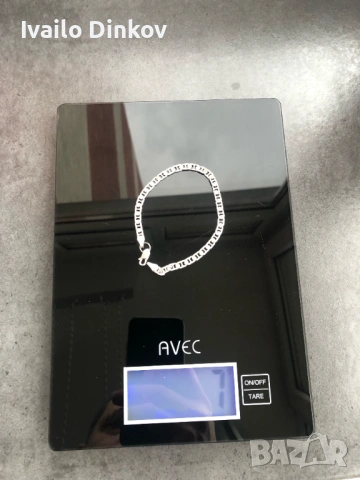 Сребърна гривна- 7гр, 21cm, проба 925, снимка 5 - Гривни - 53016091