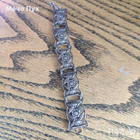 Стара сребърна гривна (134), снимка 2 - Гривни - 40764119