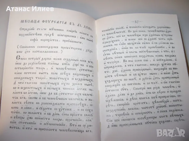 Служба с житием и страданием светаго великомученика Георгиа Новаго Самоков 1885, снимка 7 - Други - 47728614