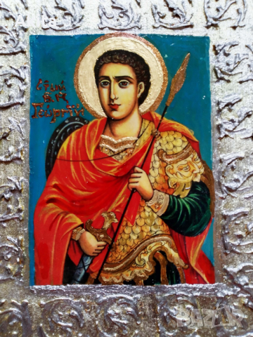 Икона на Свети Георги, снимка 6 - Икони - 36269023