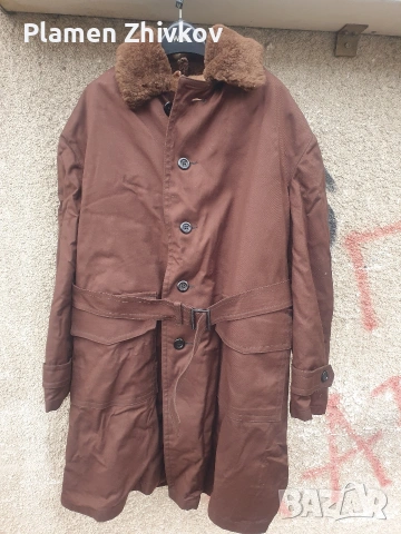 нова мъжка шуба / кафява / 