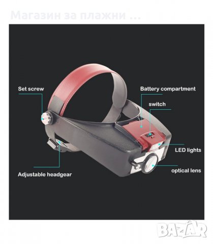 РАБОТНИ ЛУПИ ЗА ГЛАВА С РАЗЛИЧНИ УВЕЛИЧЕНИЯ, МОДЕЛ 81007 - код 81007, снимка 10 - Друга електроника - 34159087
