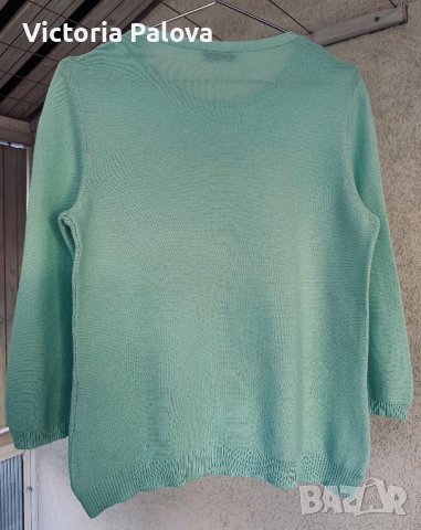 Прекрасна блуза PETER HAHN цвят мента, снимка 6 - Блузи с дълъг ръкав и пуловери - 39757996