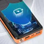 Соларен панел Соларна батерия преносимо слънчево зарядно устройство 26800 mAh бързо зареждане PD 18w, снимка 12