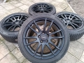 Лети джанти 18ки 5х112 Alutec + зимни гуми 235/45/18 Nexen, снимка 1