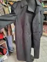 дълъг черен тренчкот, шлифер- XXL, снимка 4