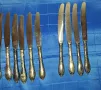 Посребрени руски прибори-ножове, снимка 5