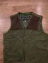 huntly mens lether vest - естествена кожа мъжки ловен елек 2ХЛ, снимка 5