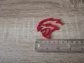 Hellcat лого червена емблема лява, снимка 2