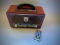 Ретро радио Meier M115BT, Bluetooth, дистанционно, USB и SD карта, снимка 1 - Радиокасетофони, транзистори - 38602748