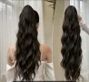 Удължение екстеншън за опашка от синтетична коса със захват шнола, снимка 6