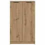 vidaXL Шкаф за обувки дъб артизан 59x35x100,5 см инженерна дървесина, снимка 5