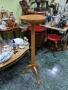 Прекрасна антикварна френска висока дървена масичка , снимка 7
