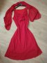 Дамска официална рокля в червен цвят, снимка 14
