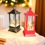 6224 Светещ коледен фенер с LED свещичка и зимни мотиви, 13 см, снимка 5