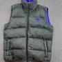 Adidas Puffer Vest Мъжка Жилетка Размер S Сива Trefoil Gilet Пухено, снимка 1
