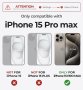 Калъф Dexnor за iPhone 15 Pro Max Съвместим с MagSafe, вграден протектор за екрана и стойка, черен, снимка 6