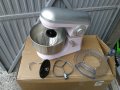 Кухненски робот Планетарен миксер 5L купа с три бъркалки Розов, снимка 10