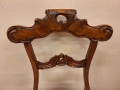 Антични Викториански столове к - т 4 броя, снимка 5