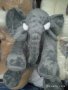 Голям плюшен слон,около 90см от хобота до опашката,без да е вкл.в размера, снимка 1 - Плюшени играчки - 41184381