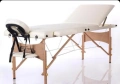 Двусекторна алуминиева козметична масажна кушетка -бял и черен цвят, снимка 7