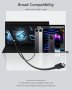 100W USB C зарядно за лаптоп MacBook Lenovo Asus Dell HP Samsung Acer , снимка 3