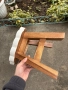 Столче / Табуретка от тиково дърво, снимка 6