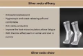 Ag+ Електромагнитна Защита Анти-Електростатични Заземяващи Чорапи Антибактериални Сребърни Нишки EMP, снимка 10