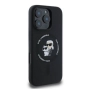 Оригинален кейс Karl Lagerfeld Silicone Karl and Choupette Heads MagSafe и Протектор За iPhone 16 Pr, снимка 2