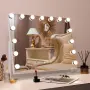Fenair Hollywood огледало за грим с LED, USB и 360° въртене, снимка 1