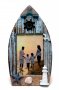 Рамка Ahelos, Лодка, За снимка, Дървена, Син, 9х13 см, снимка 1 - Сувенири от дърво - 39377952