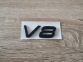 черна емблемa Volvo V8, снимка 1