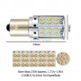 ДИОДНИ КРУШКИ 42 LED 1156 P21W BA15S АMBER 2БР 1КТ., снимка 4