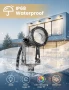 Градински прожектори ZOTOYI - 14 метра, 4-в-1, 400 лумена, 3100K, IP68, снимка 2