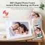 Нова WiFi фото рамка 10.1" Frameo HD IPS тъчскрийн 32GB стенен монтаж, снимка 2