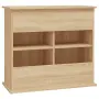 vidaXL Стойка за аквариум, дъб сонома, 81x36x73 см, инженерно дърво, снимка 8