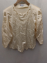 Копринена блуза, ръчно бродирана , снимка 1 - Корсети, бюстиета, топове - 44700348
