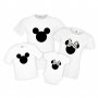 Семейни тениски Mickey Minnie mouse head family set, снимка 2