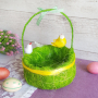 2823 Кошничка за великденски яйца с декорация пиленца, снимка 4