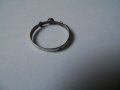 сребърен пръстен Д, снимка 3
