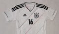 Adidas Germany Home Jersey #16 Philipp Lahm тениска ръст 147-158см, снимка 2