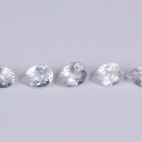 5 броя розов кварц 1.94ct капковидна шлифовка №1, снимка 1 - Други - 41542844